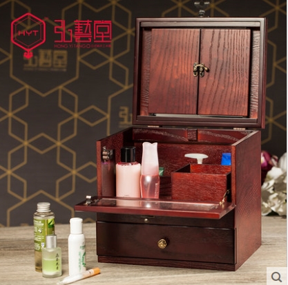 HYT-1358R  复古木质化妆箱